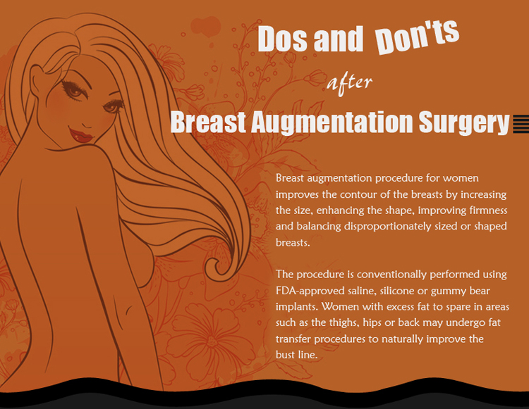 Dos and Don'ts after Breast Augmentation Surgery